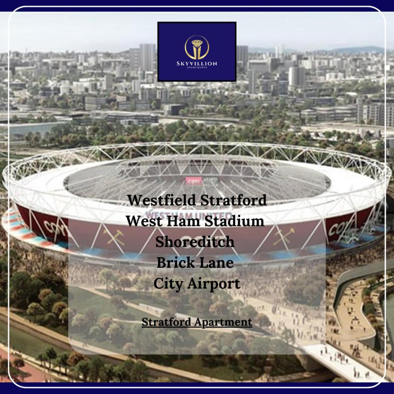 Skyvillion - Olympic View London Stratford Apartment Ngoại thất bức ảnh